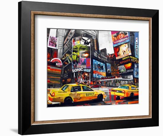 Downtown-James Grey-Framed Art Print