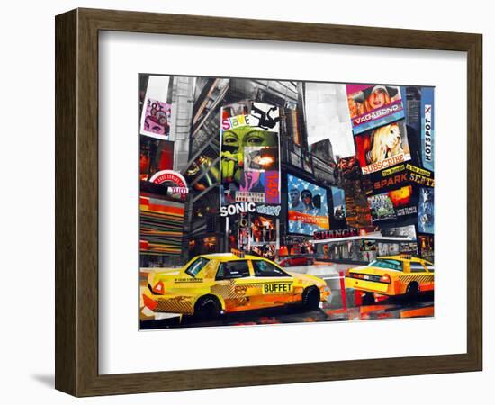 Downtown-James Grey-Framed Premium Giclee Print
