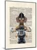 Doxie Motorcycle-Matt Dinniman-Mounted Art Print