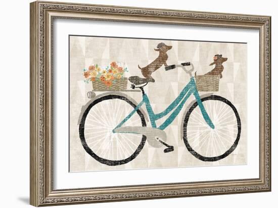 Doxie Ride ver I-Sue Schlabach-Framed Art Print