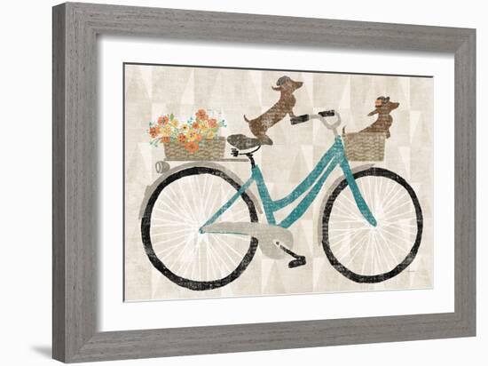 Doxie Ride ver I-Sue Schlabach-Framed Art Print