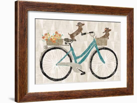 Doxie Ride ver I-Sue Schlabach-Framed Art Print