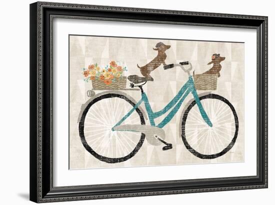 Doxie Ride ver I-Sue Schlabach-Framed Art Print