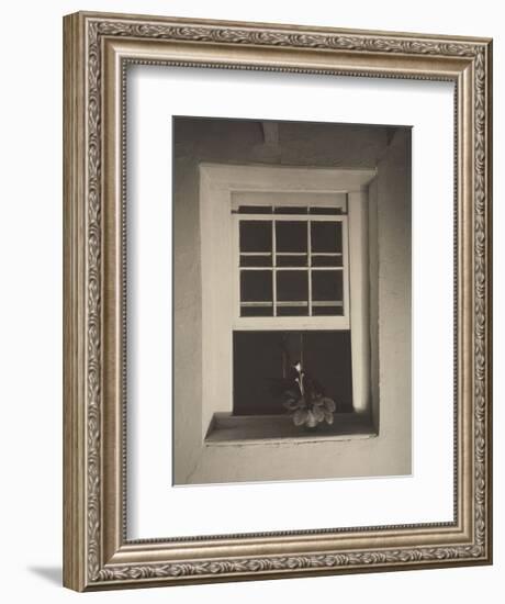 Doylestown House, Open Window, Negative about 1917-Charles Sheeler-Framed Art Print