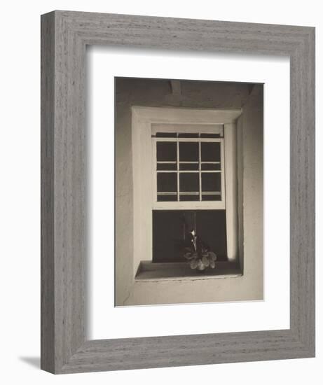 Doylestown House, Open Window, Negative about 1917-Charles Sheeler-Framed Art Print