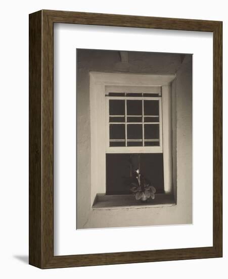 Doylestown House, Open Window, Negative about 1917-Charles Sheeler-Framed Art Print