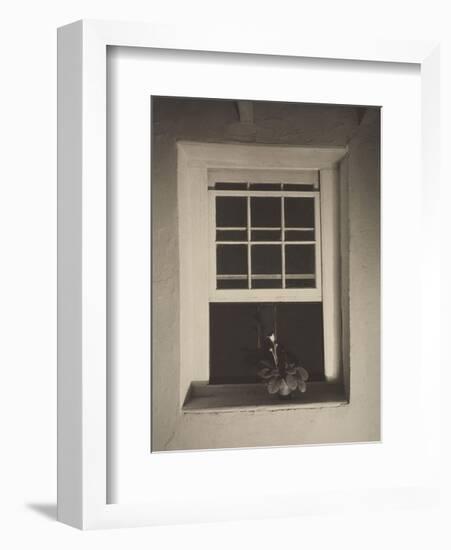 Doylestown House, Open Window, Negative about 1917-Charles Sheeler-Framed Art Print