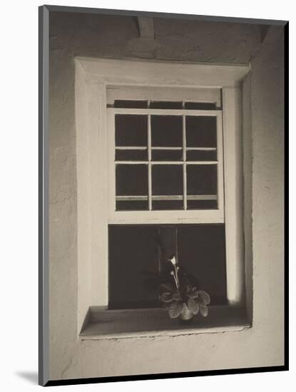 Doylestown House, Open Window, Negative about 1917-Charles Sheeler-Mounted Art Print