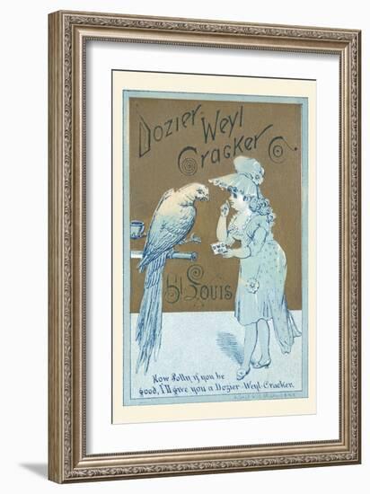 Dozier Weyl Crackers-A. Gast & Co.-Framed Art Print