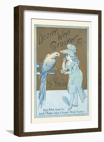 Dozier Weyl Crackers-A. Gast & Co.-Framed Art Print