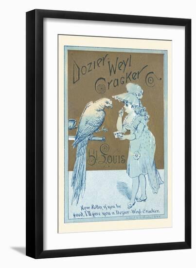 Dozier Weyl Crackers-A. Gast & Co.-Framed Art Print