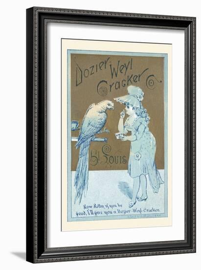 Dozier Weyl Crackers-A. Gast & Co.-Framed Art Print