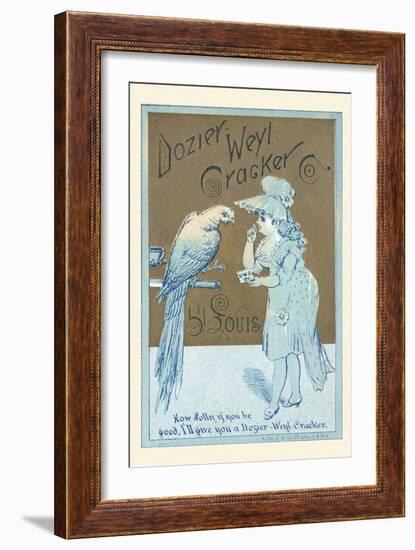 Dozier Weyl Crackers-A. Gast & Co.-Framed Art Print