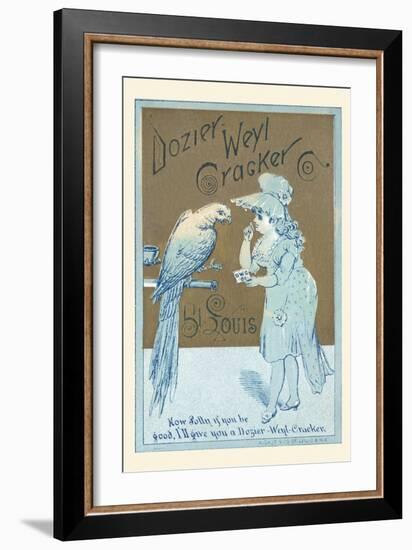 Dozier Weyl Crackers-A. Gast & Co.-Framed Art Print