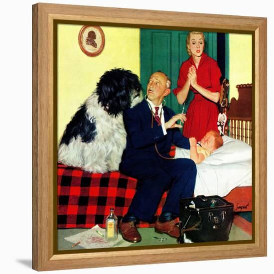 "Dr. and the Dog", November 21, 1953-Richard Sargent-Framed Premier Image Canvas