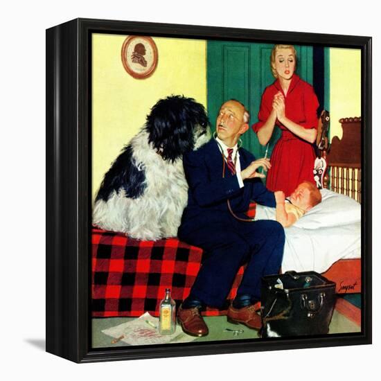 "Dr. and the Dog", November 21, 1953-Richard Sargent-Framed Premier Image Canvas