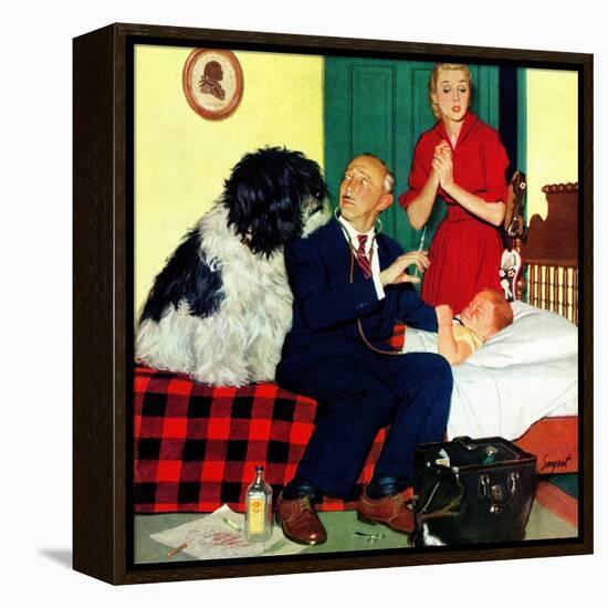 "Dr. and the Dog", November 21, 1953-Richard Sargent-Framed Premier Image Canvas