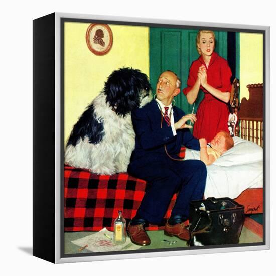 "Dr. and the Dog", November 21, 1953-Richard Sargent-Framed Premier Image Canvas