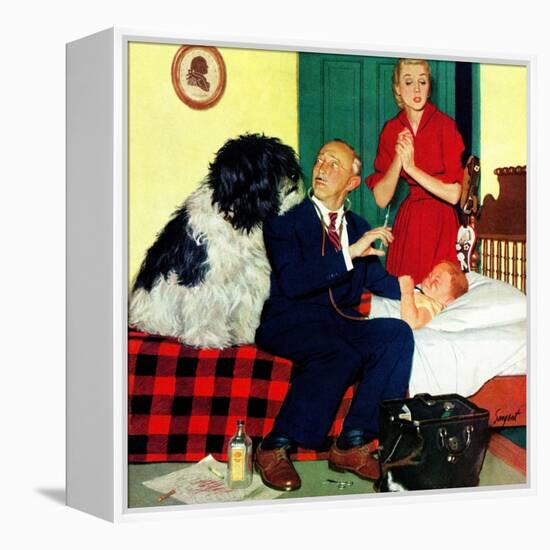 "Dr. and the Dog", November 21, 1953-Richard Sargent-Framed Premier Image Canvas