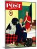 "Dr. and the Dog" Saturday Evening Post Cover, November 21, 1953-Richard Sargent-Mounted Giclee Print