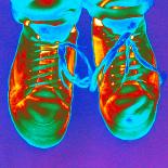 Thermogram of Feet-Dr. Arthur Tucker-Laminated Photographic Print