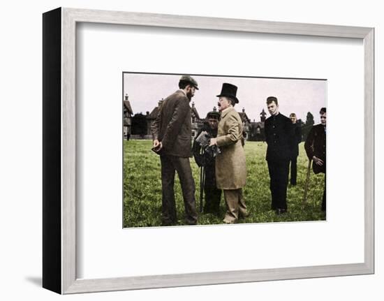 Dr Barnardo at one of his homes, 1905 (1951)-Unknown-Framed Photographic Print