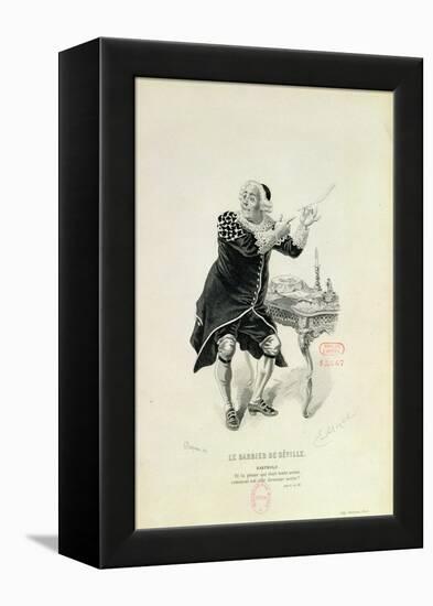 Dr Bartolo, from the Opera "The Barber of Seville" by Rossini-Emile Antoine Bayard-Framed Premier Image Canvas