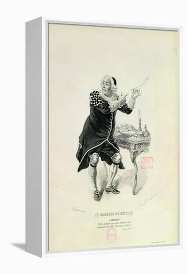 Dr Bartolo, from the Opera "The Barber of Seville" by Rossini-Emile Antoine Bayard-Framed Premier Image Canvas