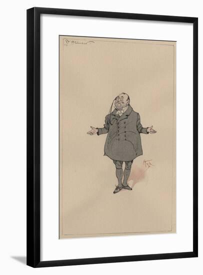 Dr Blimber, c.1920s-Joseph Clayton Clarke-Framed Giclee Print