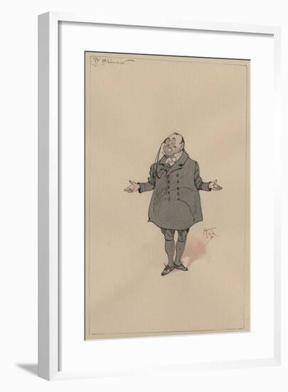 Dr Blimber, c.1920s-Joseph Clayton Clarke-Framed Giclee Print