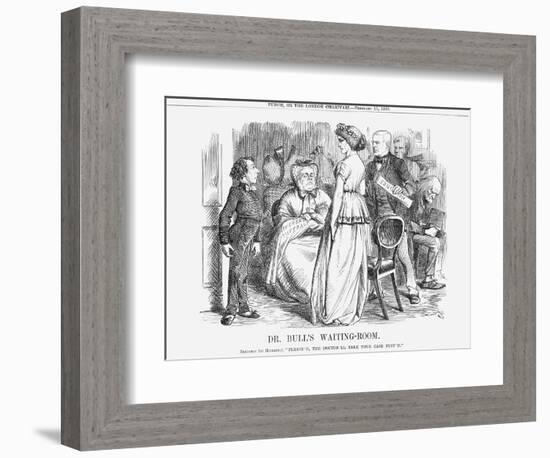 Dr. Bull's Waiting-Room, 1868-John Tenniel-Framed Giclee Print