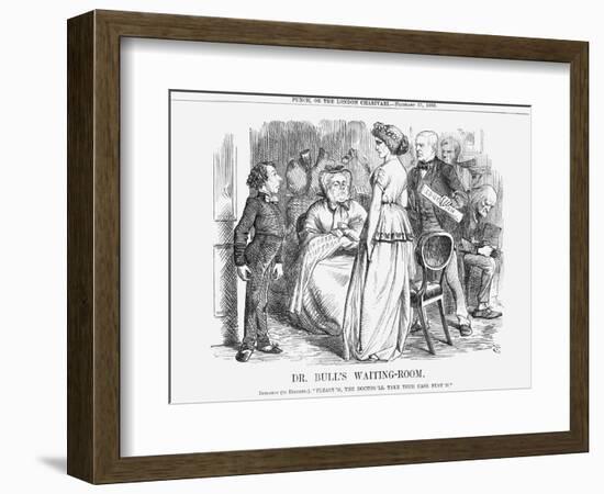 Dr. Bull's Waiting-Room, 1868-John Tenniel-Framed Giclee Print