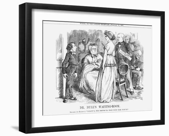 Dr. Bull's Waiting-Room, 1868-John Tenniel-Framed Giclee Print