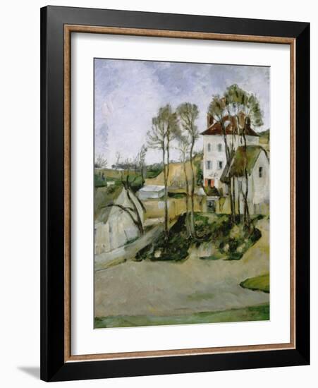 Dr, Cachet's House at Auvers-Paul Cézanne-Framed Giclee Print