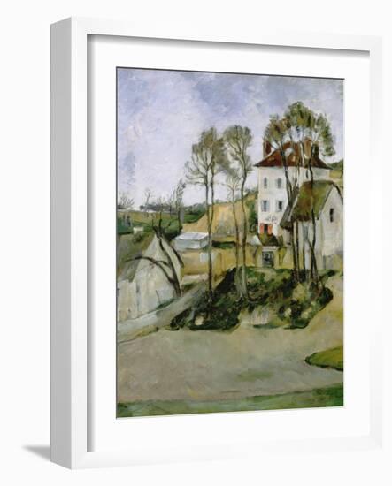 Dr, Cachet's House at Auvers-Paul Cézanne-Framed Giclee Print