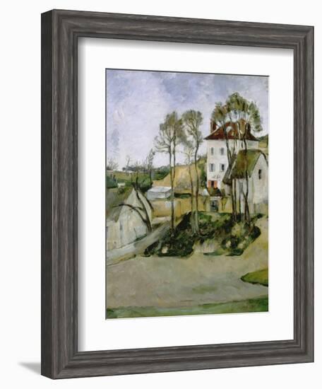 Dr, Cachet's House at Auvers-Paul Cézanne-Framed Giclee Print