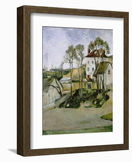 Dr, Cachet's House at Auvers-Paul Cézanne-Framed Giclee Print