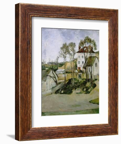 Dr, Cachet's House at Auvers-Paul Cézanne-Framed Giclee Print