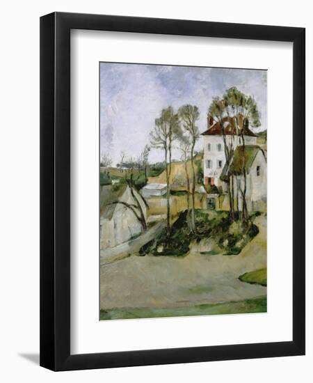 Dr, Cachet's House at Auvers-Paul Cézanne-Framed Giclee Print