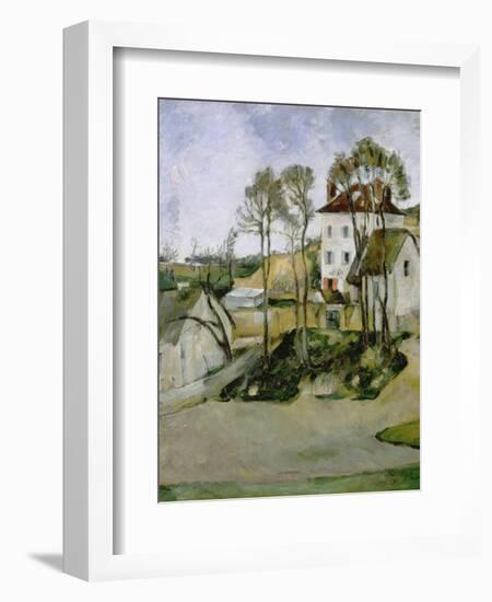 Dr, Cachet's House at Auvers-Paul Cézanne-Framed Giclee Print