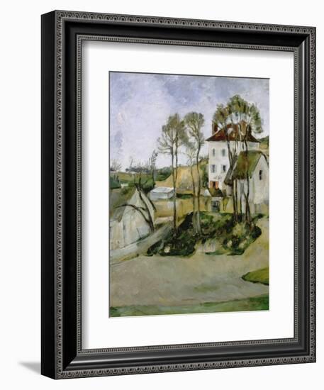 Dr, Cachet's House at Auvers-Paul Cézanne-Framed Giclee Print