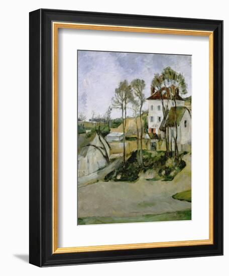 Dr, Cachet's House at Auvers-Paul Cézanne-Framed Giclee Print