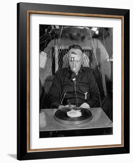 Dr. Craig Taylor in Hotbox at 220 Degree Temp-John Florea-Framed Photographic Print