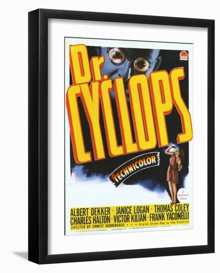 Dr. Cyclops, Albert Dekker, Janice Logan, 1940-null-Framed Art Print