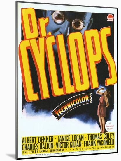 Dr. Cyclops, Albert Dekker, Janice Logan, 1940-null-Mounted Art Print