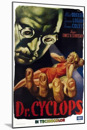 Dr. Cyclops-null-Mounted Art Print