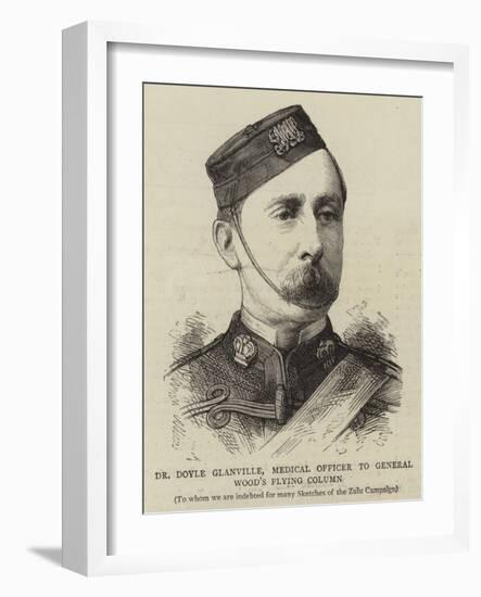 Dr Doyle Glanville, Medical Officer to General Wood's Flying Column-null-Framed Giclee Print