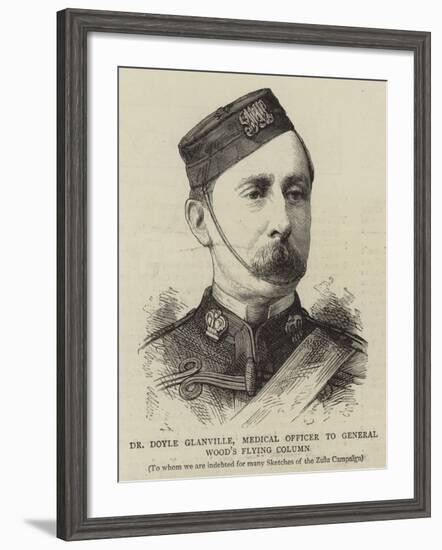 Dr Doyle Glanville, Medical Officer to General Wood's Flying Column-null-Framed Giclee Print
