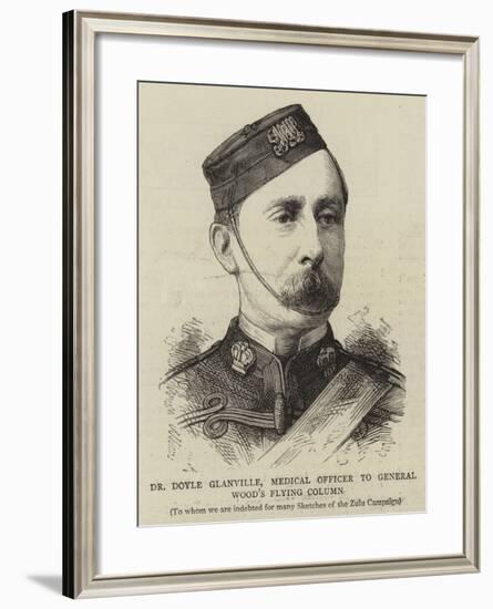 Dr Doyle Glanville, Medical Officer to General Wood's Flying Column-null-Framed Giclee Print