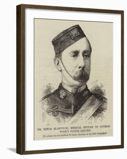 Dr Doyle Glanville, Medical Officer to General Wood's Flying Column-null-Framed Giclee Print